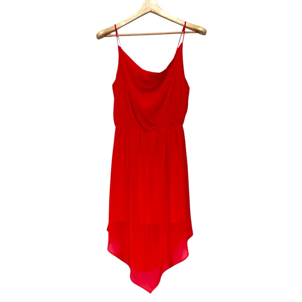 Soprano Elegant Sheer Layered Sleeveless Dress Size S